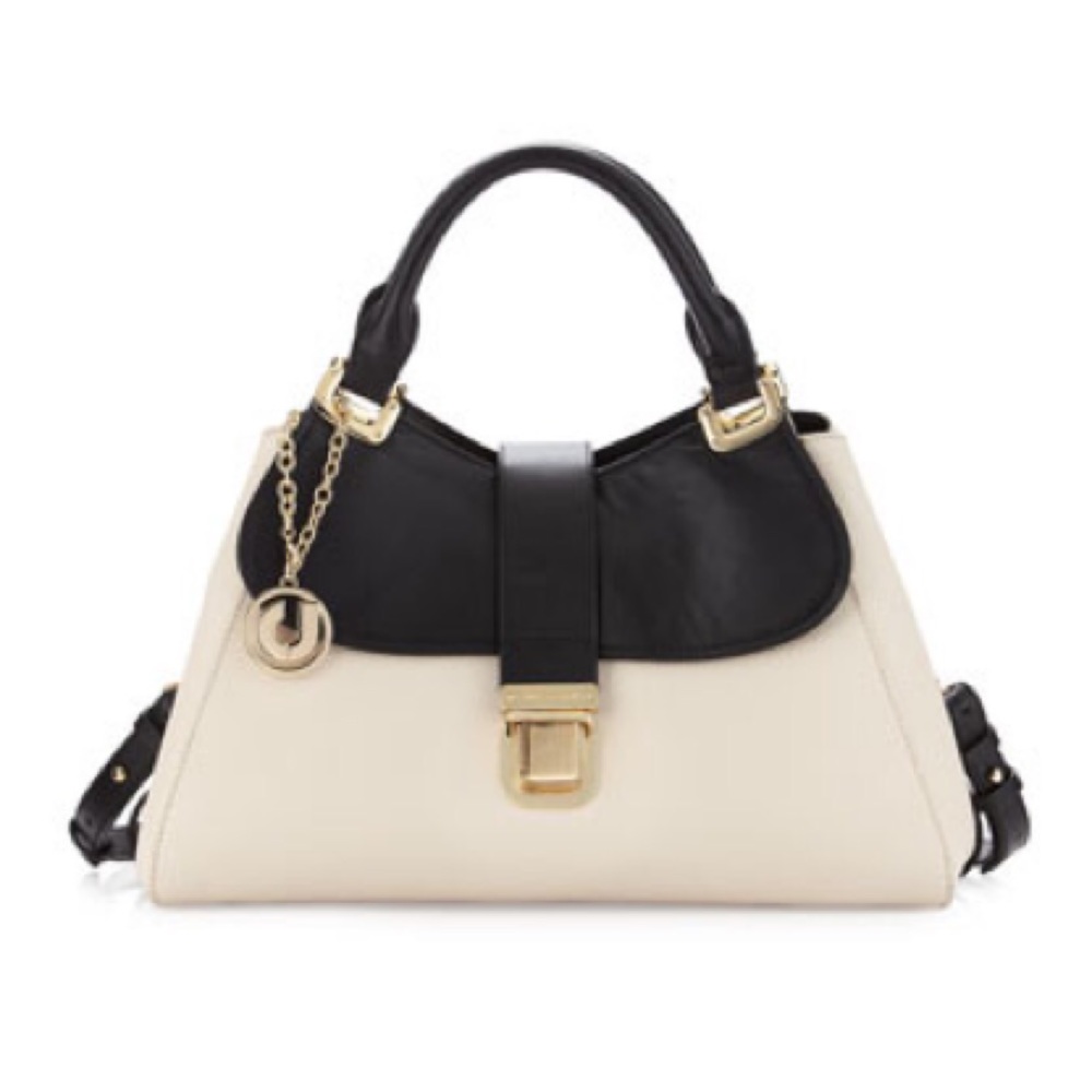 Charles Jourdan Becky Trapezoidal Satchel Bag
